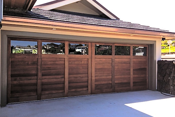 image of residential wooden garage by Raynor